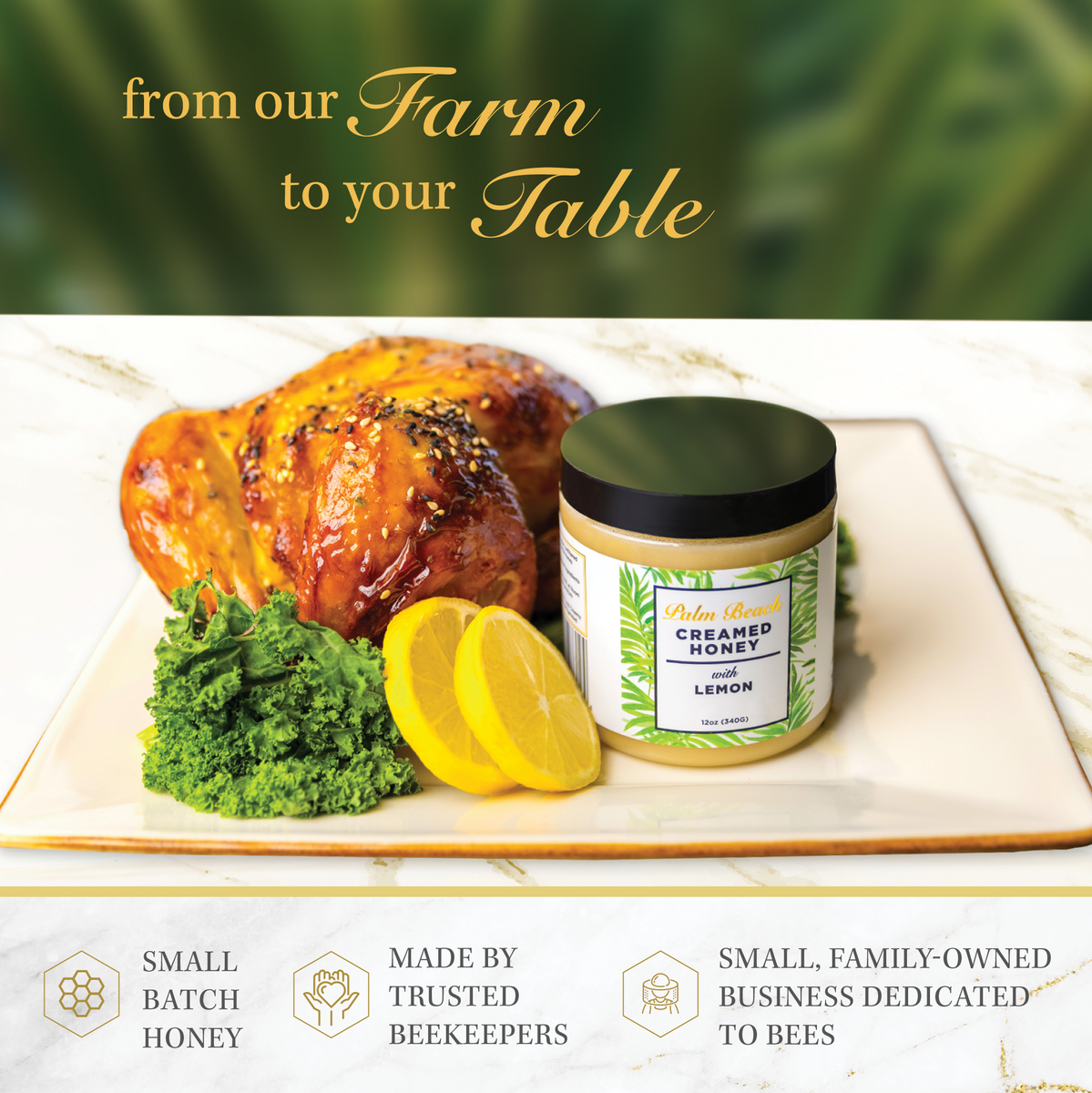 Palm Beach Creamed Honey Lemon Creamed Honey Company